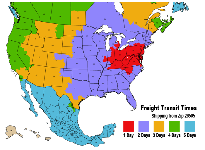 freight shipping transit map